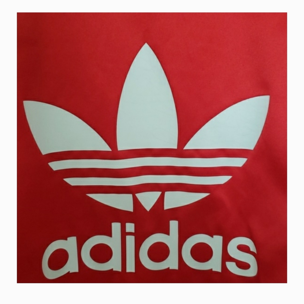 Adidas trifold Crew Pullover Satin Sweatshirt - Picture 7 of 8